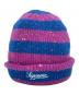 SUPREME（シュプリーム）の古着「Stripe Speckle Beanie」｜パープル×ブルー