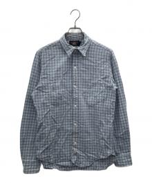 RRL（ダブルアールエル）の古着「長袖シャツ」｜ブルー