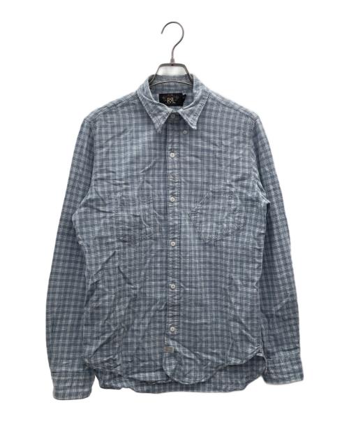 RRL（ダブルアールエル）RRL (ダブルアールエル) 長袖シャツ ブルー サイズ:Ｓの古着・服飾アイテム
