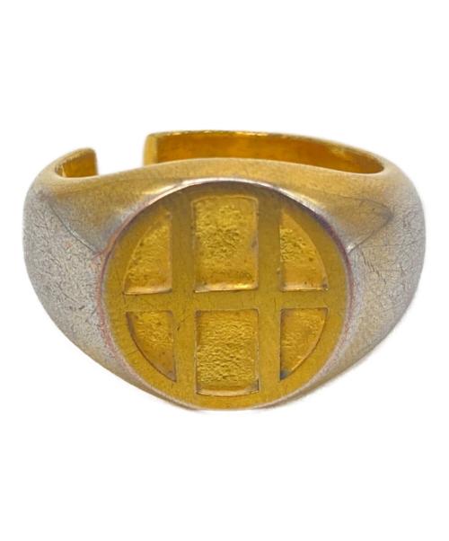 HUF（ハフ）HUF (ハフ) CIRCLE H RING ゴールド サイズ:23号の古着・服飾アイテム