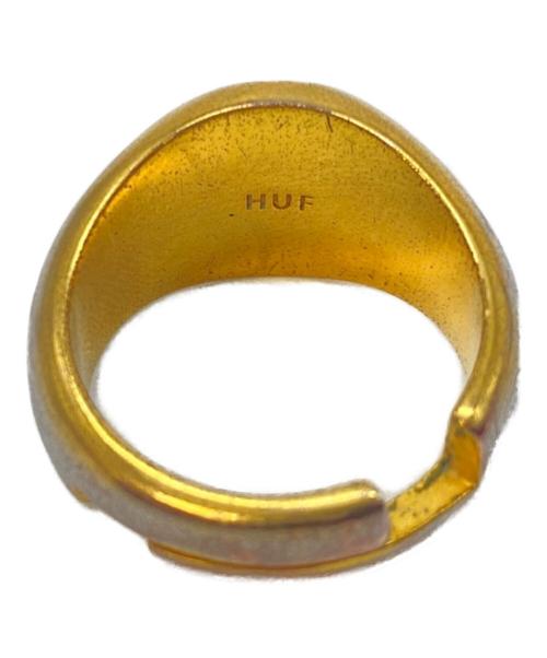 HUF（ハフ）HUF (ハフ) CIRCLE H RING ゴールド サイズ:23号の古着・服飾アイテム