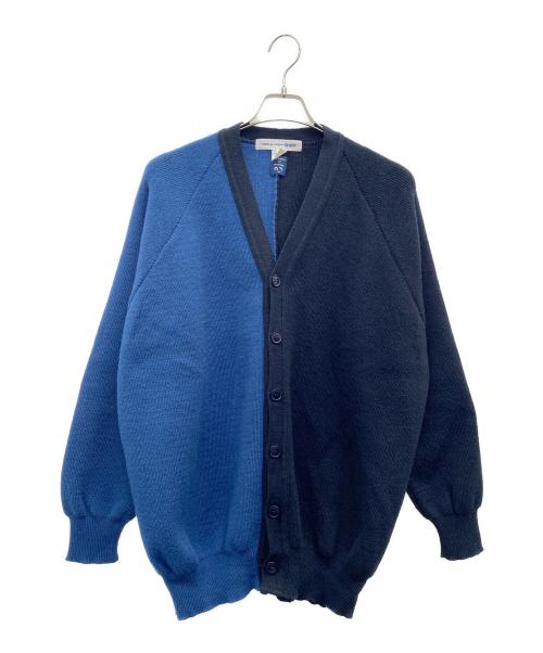 COMME des GARCONS SHIRT（コムデギャルソンシャツ）COMME des GARCONS SHIRT (コムデギャルソンシャツ) ニットカーディガン ブルー サイズ:ＸＬの古着・服飾アイテム