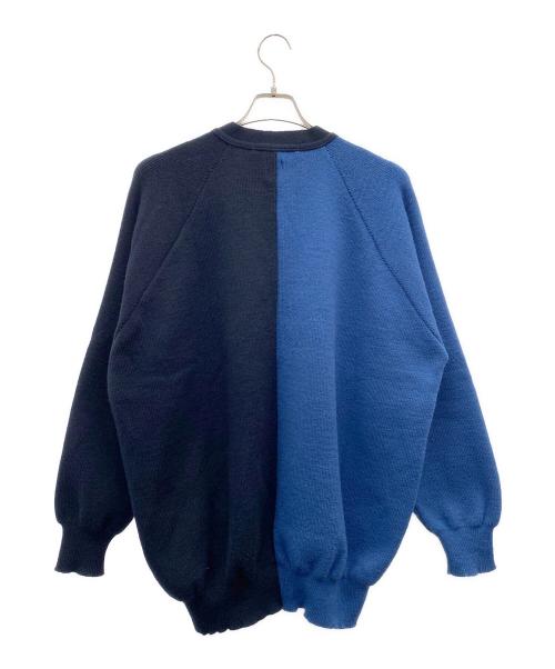 COMME des GARCONS SHIRT（コムデギャルソンシャツ）COMME des GARCONS SHIRT (コムデギャルソンシャツ) ニットカーディガン ブルー サイズ:ＸＬの古着・服飾アイテム
