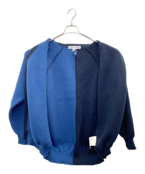 COMME des GARCONS SHIRT（コムデギャルソンシャツ）COMME des GARCONS SHIRT (コムデギャルソンシャツ) ニットカーディガン ブルー サイズ:ＸＬの古着・服飾アイテム