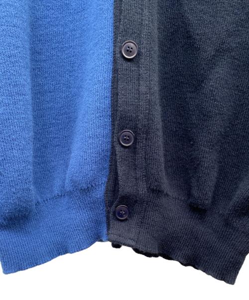 COMME des GARCONS SHIRT（コムデギャルソンシャツ）COMME des GARCONS SHIRT (コムデギャルソンシャツ) ニットカーディガン ブルー サイズ:ＸＬの古着・服飾アイテム