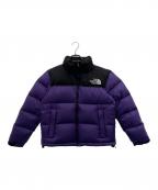 THE NORTH FACEザ ノース フェイス）の古着「ダウンジャケット」｜パープル×ブラック