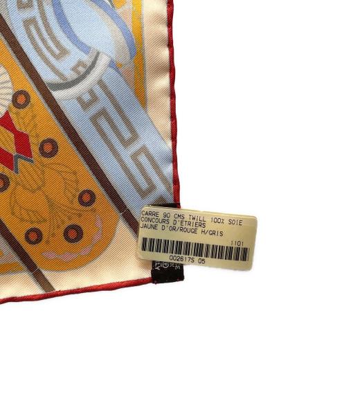 HERMES（エルメス）HERMES (エルメス) スカーフ イエローの古着・服飾アイテム