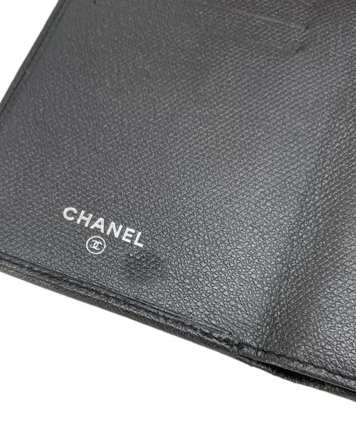 CHANEL（シャネル）CHANEL (シャネル) 3つ折り財布 ブラックの古着・服飾アイテム