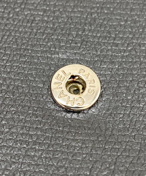CHANEL（シャネル）CHANEL (シャネル) 3つ折り財布 ブラックの古着・服飾アイテム
