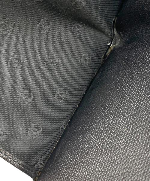 CHANEL（シャネル）CHANEL (シャネル) 3つ折り財布 ブラックの古着・服飾アイテム
