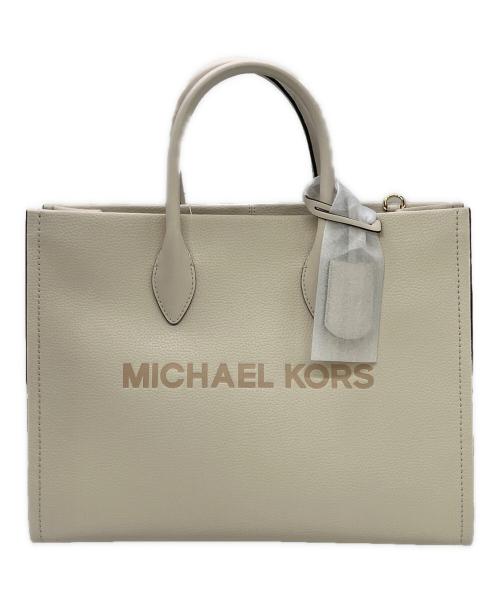 MICHAEL KORS（マイケルコース）MICHAEL KORS (マイケルコース) トートバッグ ベージュの古着・服飾アイテム