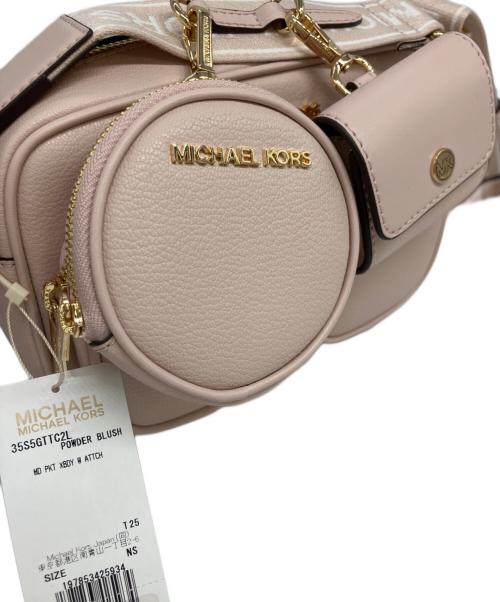 MICHAEL KORS（マイケルコース）MICHAEL KORS (マイケルコース) ショルダーバッグ ピンクの古着・服飾アイテム