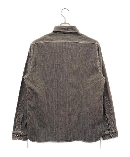 SUGAR CANE（シュガーケーン）SUGAR CANE (シュガーケーン) 長袖シャツ グレー サイズ:Largeの古着・服飾アイテム