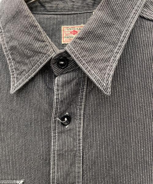 SUGAR CANE（シュガーケーン）SUGAR CANE (シュガーケーン) 長袖シャツ グレー サイズ:Largeの古着・服飾アイテム