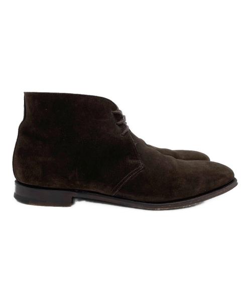 Crockett & Jones（クロケット＆ジョーンズ）Crockett & Jones (クロケット＆ジョーンズ) チャッカーブーツ ブラウン サイズ:9 1/2の古着・服飾アイテム