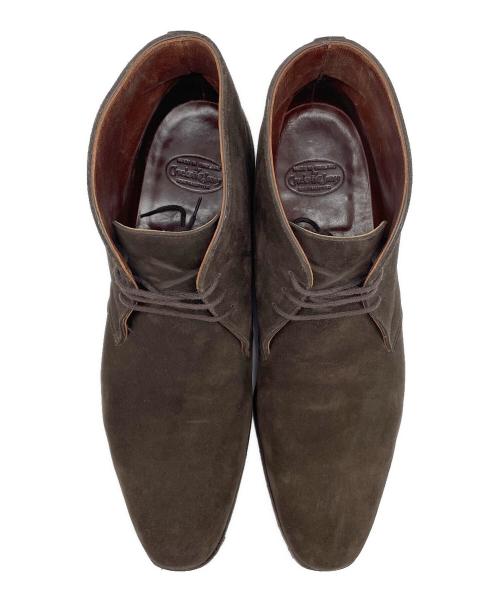 Crockett & Jones（クロケット＆ジョーンズ）Crockett & Jones (クロケット＆ジョーンズ) チャッカーブーツ ブラウン サイズ:9 1/2の古着・服飾アイテム