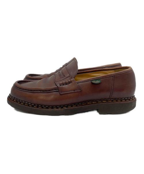 PARABOOT（パラブーツ）PARABOOT (パラブーツ) ローファー ブラウン サイズ:9 1/2の古着・服飾アイテム