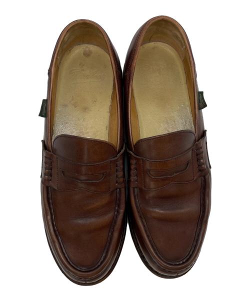 PARABOOT（パラブーツ）PARABOOT (パラブーツ) ローファー ブラウン サイズ:9 1/2の古着・服飾アイテム