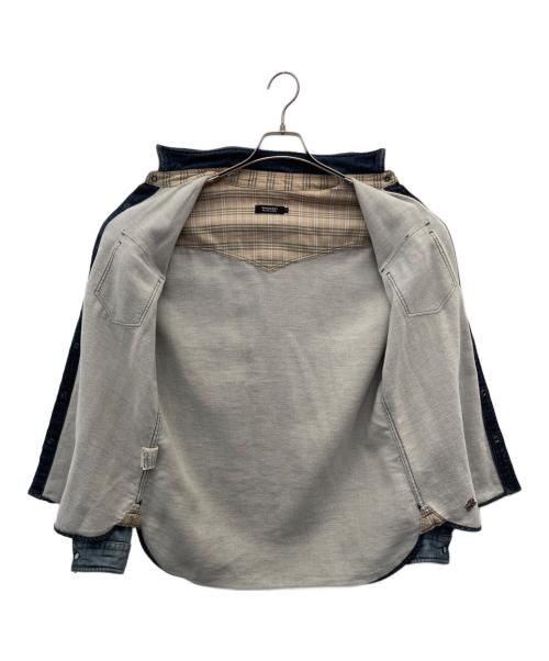 BURBERRY BLACK LABEL（バーバリーブラックレーベル）BURBERRY BLACK LABEL (バーバリーブラックレーベル) 長袖シャツ ブルー サイズ:3の古着・服飾アイテム