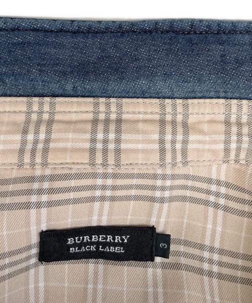 BURBERRY BLACK LABEL（バーバリーブラックレーベル）BURBERRY BLACK LABEL (バーバリーブラックレーベル) 長袖シャツ ブルー サイズ:3の古着・服飾アイテム