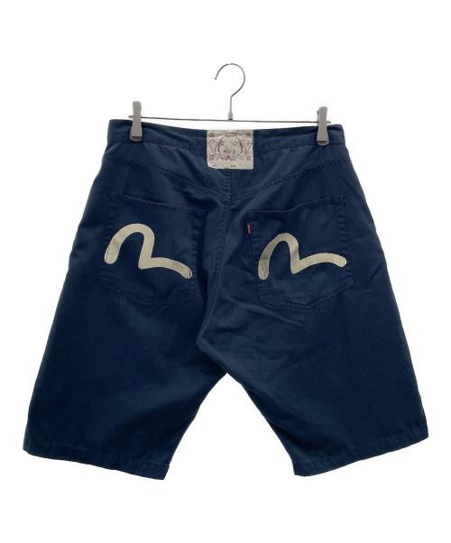 EVISU（エヴィス）EVISU (エヴィス) ハーフパンツ ネイビー サイズ:36の古着・服飾アイテム