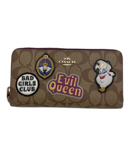 COACH（コーチ）COACH (コーチ) DISNEY (ディズニー) 長財布 ブラウンの古着・服飾アイテム