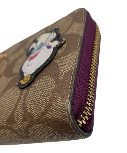 COACH（コーチ）COACH (コーチ) DISNEY (ディズニー) 長財布 ブラウンの古着・服飾アイテム