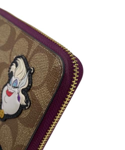 COACH（コーチ）COACH (コーチ) DISNEY (ディズニー) 長財布 ブラウンの古着・服飾アイテム