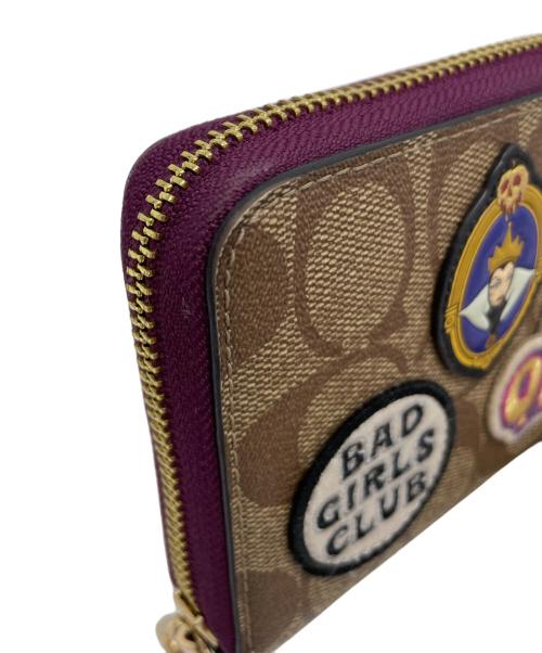 COACH（コーチ）COACH (コーチ) DISNEY (ディズニー) 長財布 ブラウンの古着・服飾アイテム