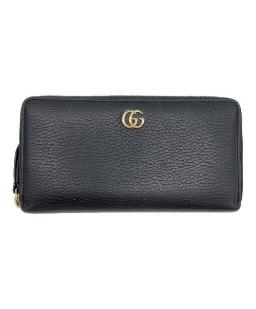GUCCI（グッチ）GUCCI (グッチ) 長財布 ブラックの古着・服飾アイテム