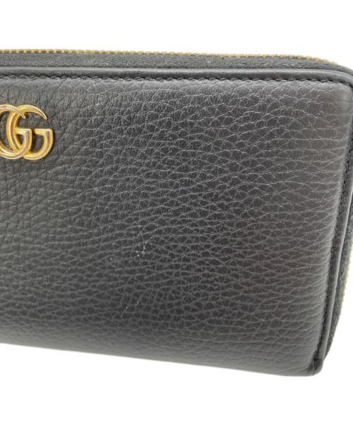 GUCCI（グッチ）GUCCI (グッチ) 長財布 ブラックの古着・服飾アイテム