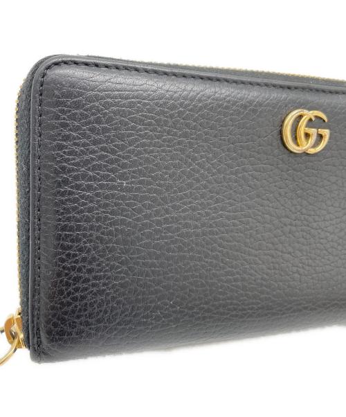 GUCCI（グッチ）GUCCI (グッチ) 長財布 ブラックの古着・服飾アイテム