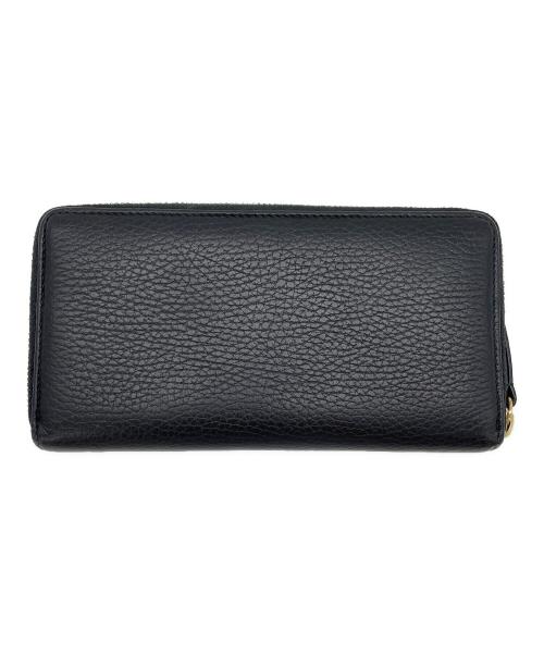 GUCCI（グッチ）GUCCI (グッチ) 長財布 ブラックの古着・服飾アイテム