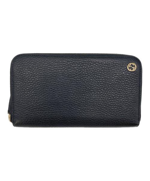 GUCCI（グッチ）GUCCI (グッチ) 長財布 ブラックの古着・服飾アイテム