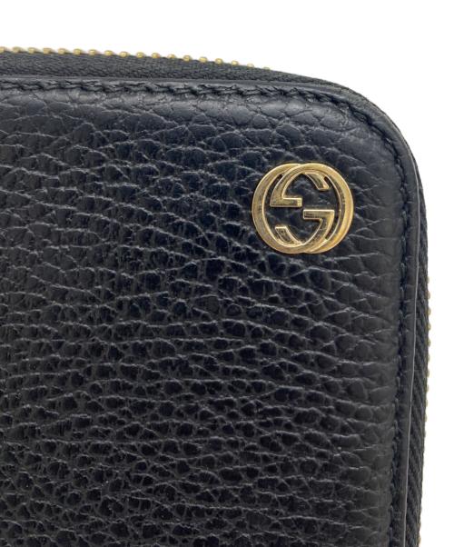 GUCCI（グッチ）GUCCI (グッチ) 長財布 ブラックの古着・服飾アイテム