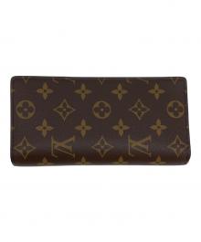 LOUIS VUITTON（ルイ ヴィトン）の古着「ポルトフォイユ ブラザ」｜ブラウン