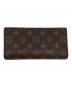 LOUIS VUITTON（ルイ ヴィトン）の古着「ポルトフォイユ ブラザ」｜ブラウン
