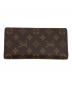 LOUIS VUITTON (ルイ ヴィトン) ポルトフォイユ ブラザ ブラウン：50000円