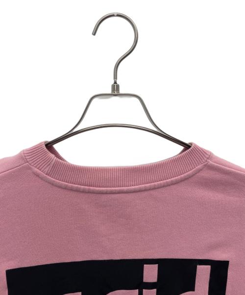 X-GIRL（エックスガール）X-GIRL (エックスガール) クルーネックスウェット ピンク サイズ:Ｍの古着・服飾アイテム