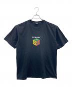 stussyステューシー）の古着「半袖カットソー」｜ブラック