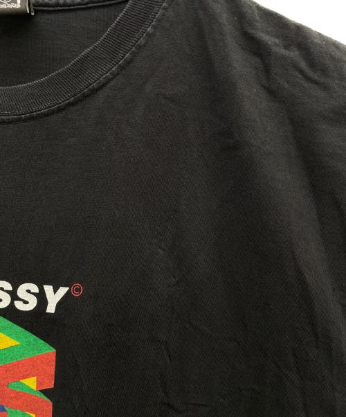 stussy（ステューシー）stussy (ステューシー) 半袖カットソー ブラック サイズ:Lの古着・服飾アイテム