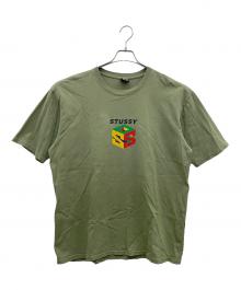 stussy（ステューシー）の古着「半袖カットソー」｜グリーン