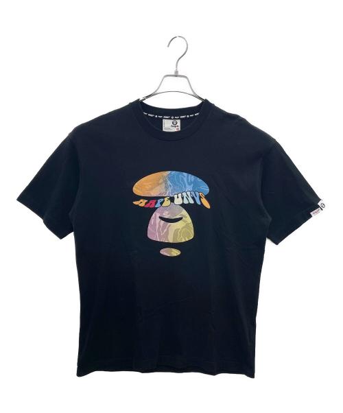 Aape BY A BATHING APE（エーエイプ バイ アベイシングエイプ）Aape BY A BATHING APE (エーエイプ バイ アベイシングエイプ) 半袖カットソー ブラック サイズ:Ｍの古着・服飾アイテム