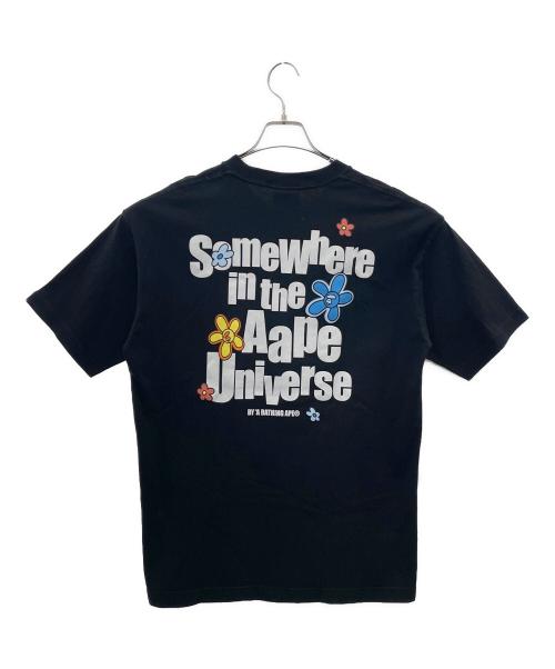 Aape BY A BATHING APE（エーエイプ バイ アベイシングエイプ）Aape BY A BATHING APE (エーエイプ バイ アベイシングエイプ) 半袖カットソー ブラック サイズ:Ｍの古着・服飾アイテム