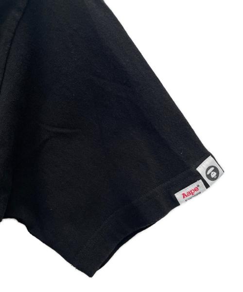 Aape BY A BATHING APE（エーエイプ バイ アベイシングエイプ）Aape BY A BATHING APE (エーエイプ バイ アベイシングエイプ) 半袖カットソー ブラック サイズ:Ｍの古着・服飾アイテム