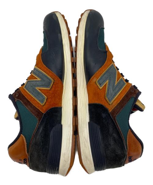 NEW BALANCE（ニューバランス）NEW BALANCE (ニューバランス) YARD PACK スニーカー ブラウン×グリーン サイズ:44の古着・服飾アイテム
