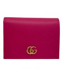 GUCCI（グッチ）の古着「2つ折り財布」｜ショッキングピンク