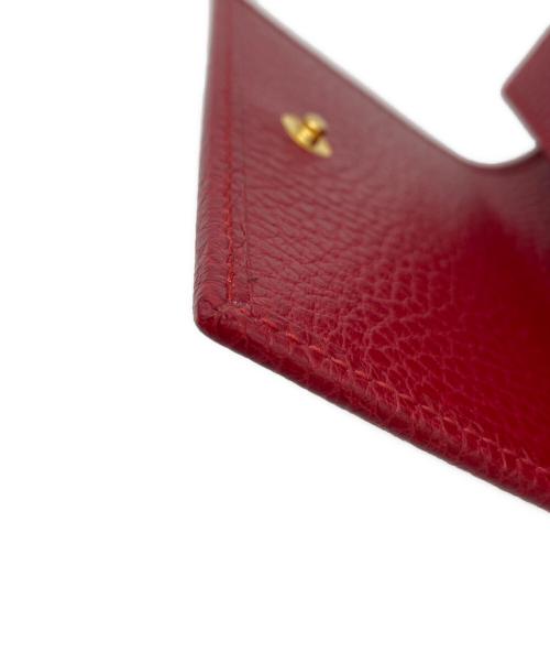 GUCCI（グッチ）GUCCI (グッチ) 3つ折り財布 レッドの古着・服飾アイテム