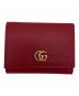 GUCCI（グッチ）の古着「3つ折り財布」｜レッド