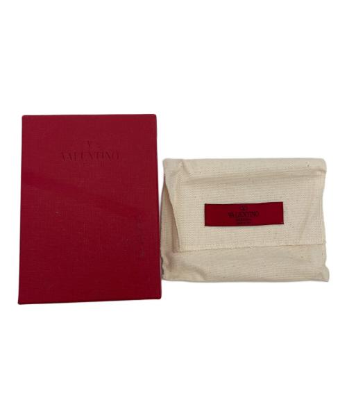 VALENTINO GARAVANI（ヴァレンティノ・ガラヴァーニ）VALENTINO GARAVANI (ヴァレンティノ・ガラヴァーニ) 2つ折り財布 レッドの古着・服飾アイテム